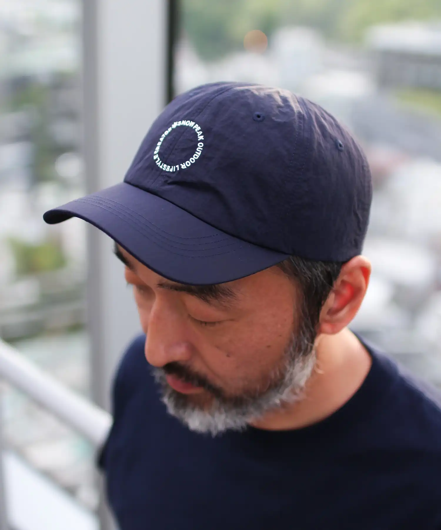 SP Circle Lettering Cap ネイビー オンラインストア限定