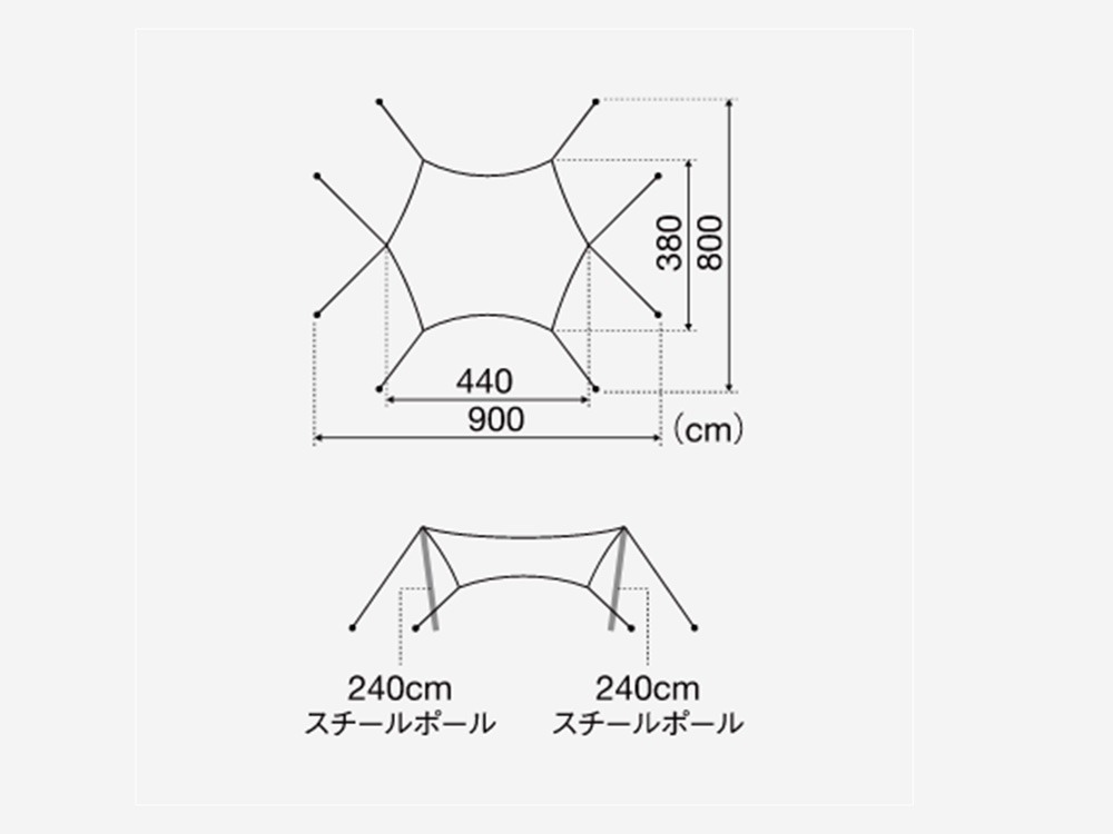 ランドネスト S テントタープセット